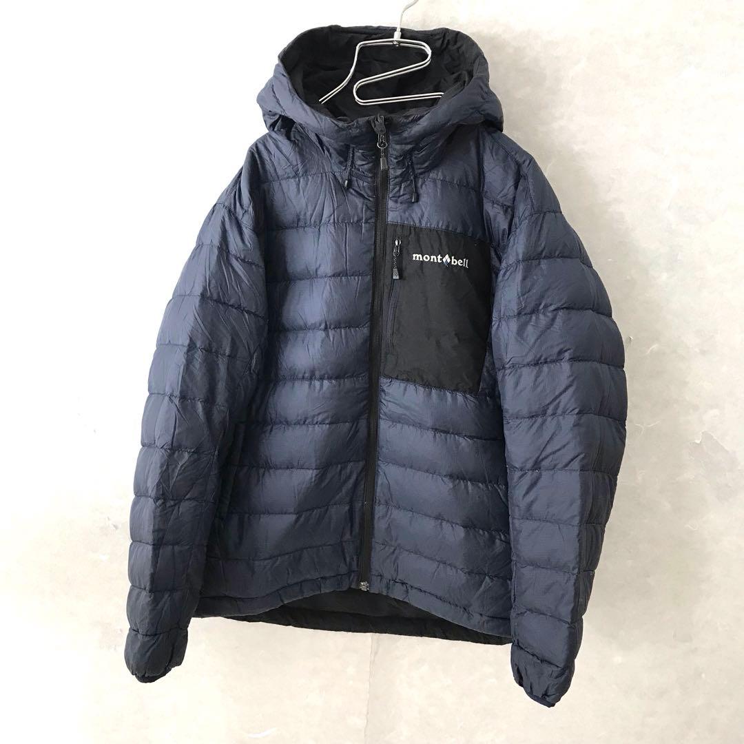 mont-bell コロラドパーカー ダウン リバーシブル 美品 黒紺 S