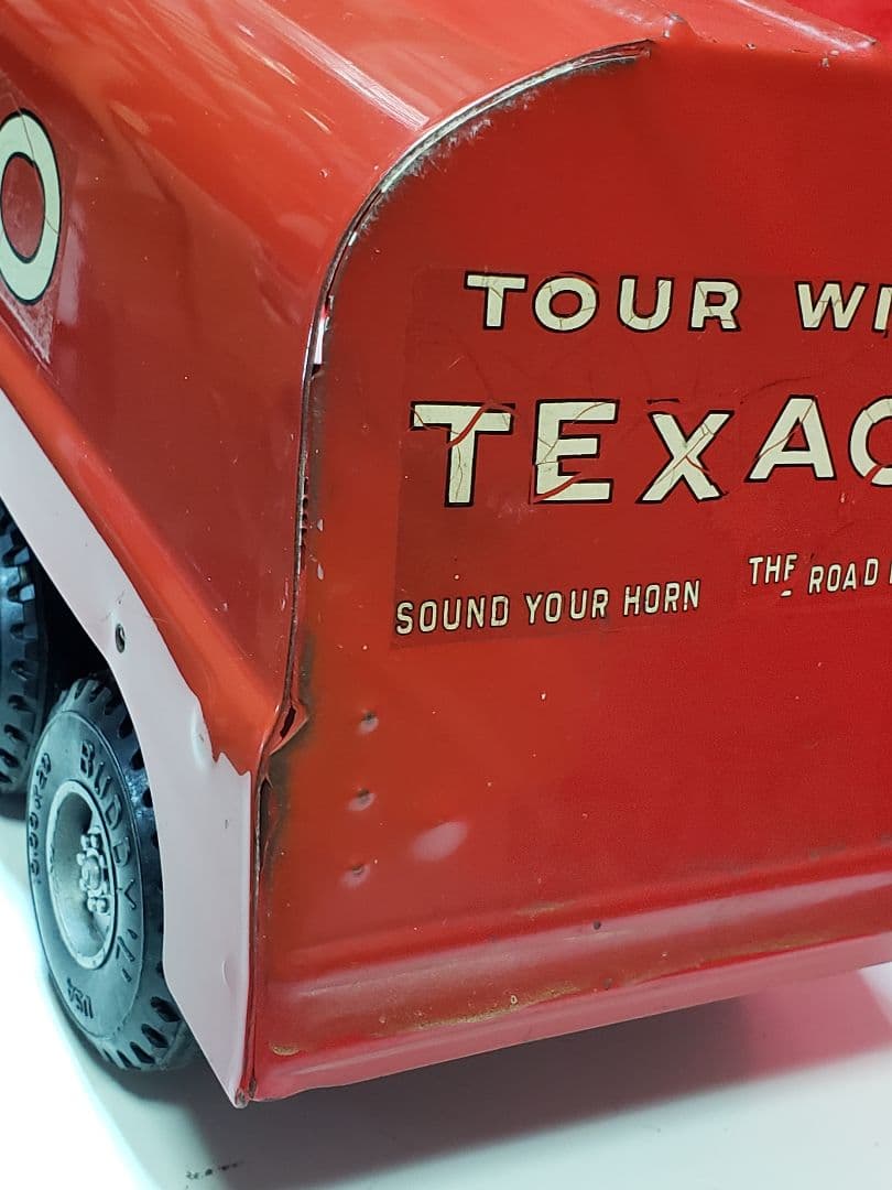TEXACO 赤 タンクローリートラック　 全長６０cm！
