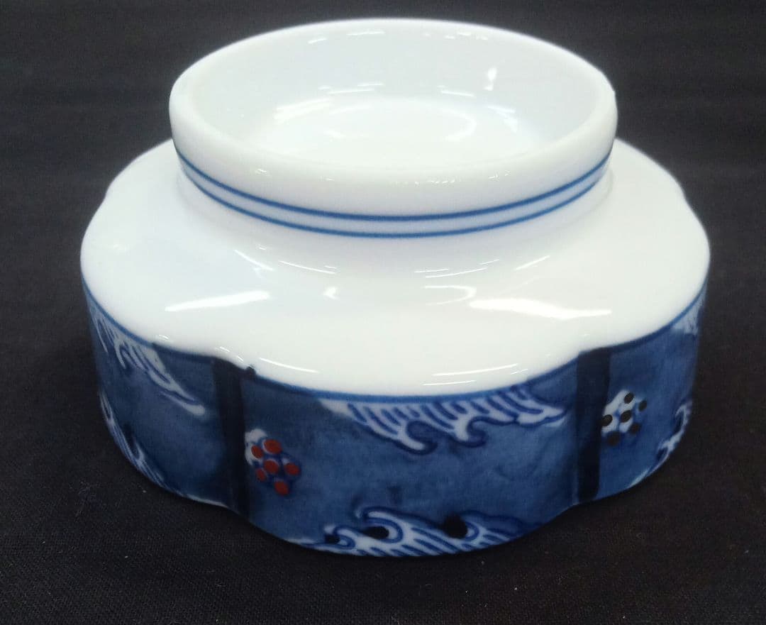 835.新品未使用/古伊万里 /美濃焼/大名丼５個＆刺し身鉢＆千代久セット