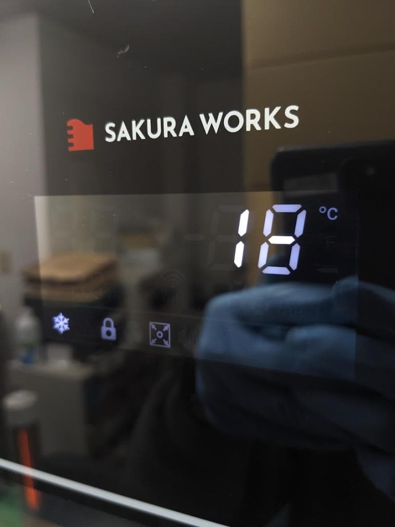 さくら製作所 ワインセラー SA22 2020年製 [22本 /右開き]