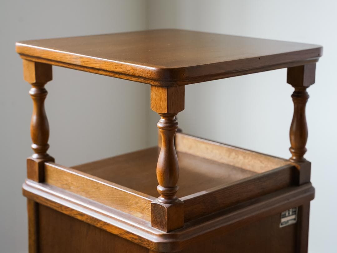 70-80's \"日家工芸\" コンソール キャビネット デスク レトロモダン