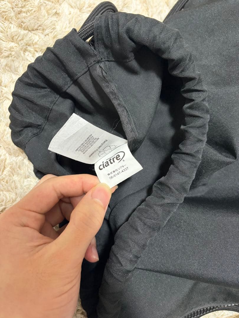 ［完売品］ciatre ナップサック　ブラック