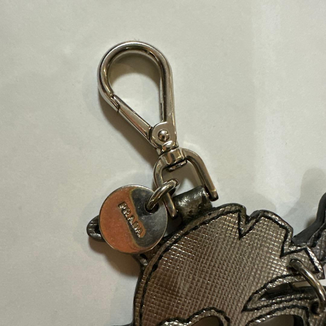 ☆PRADA ☆プラダ☆スカル ☆キーホルダー☆キーリング☆美品☆廃番品☆