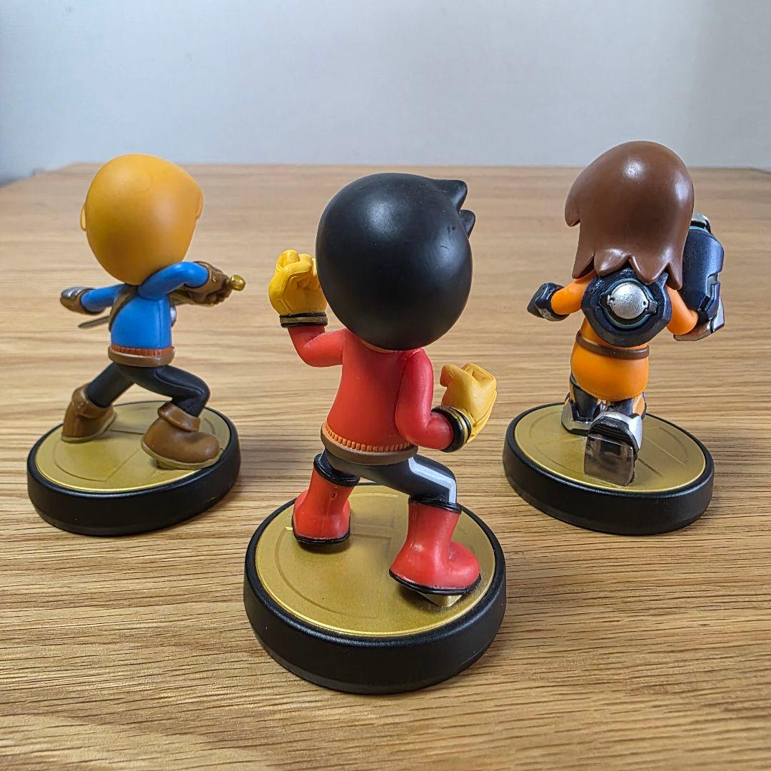Mii Fighters amiibo Miiファイター3体セット