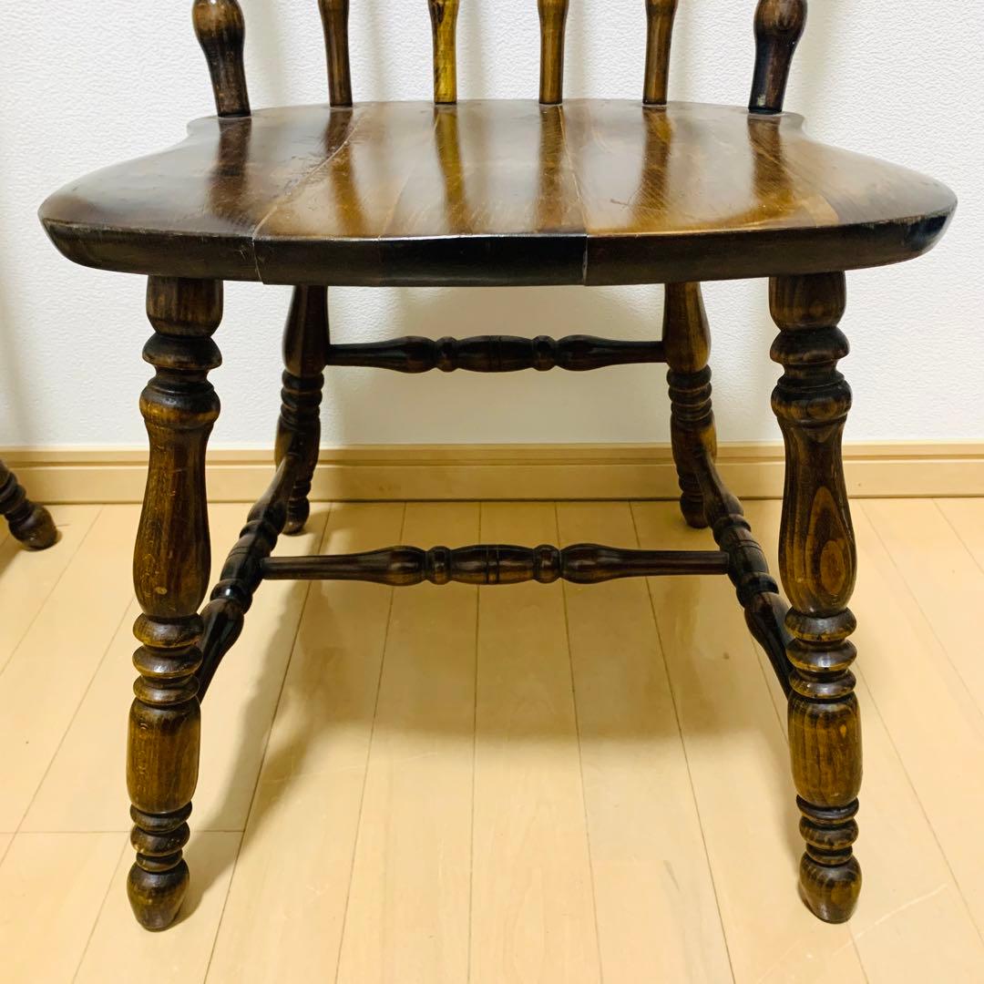 【希少】ダイニングチェア 2脚 ヴィンテージ 飛騨産業 オールド