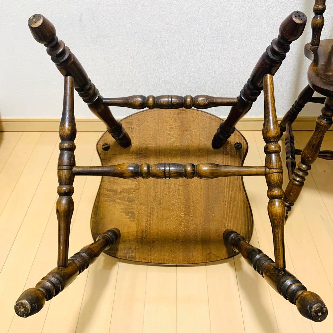 【希少】ダイニングチェア 2脚 ヴィンテージ 飛騨産業 オールド