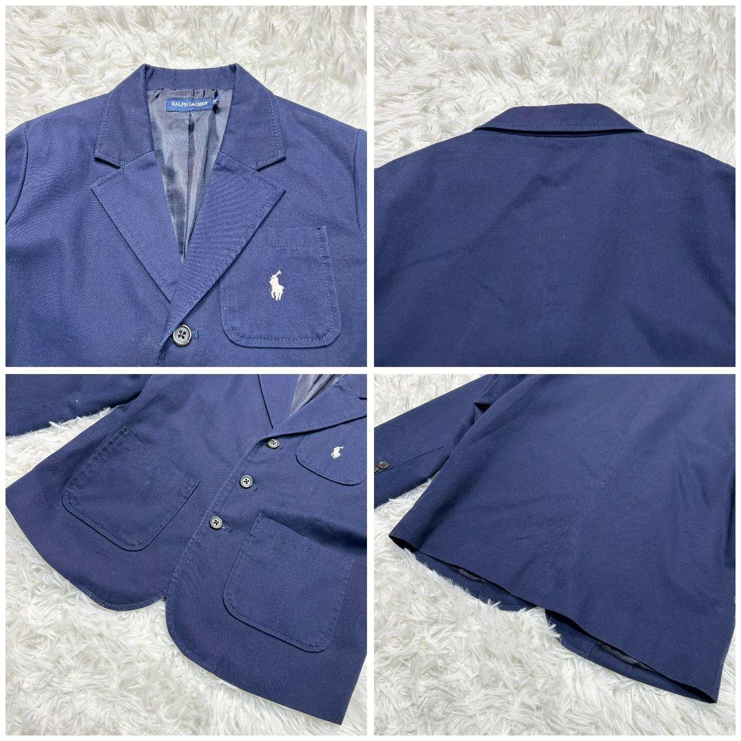 【美品】ラルフローレン フォーマル スーツ キッズ 120 紺ブレ 卒服