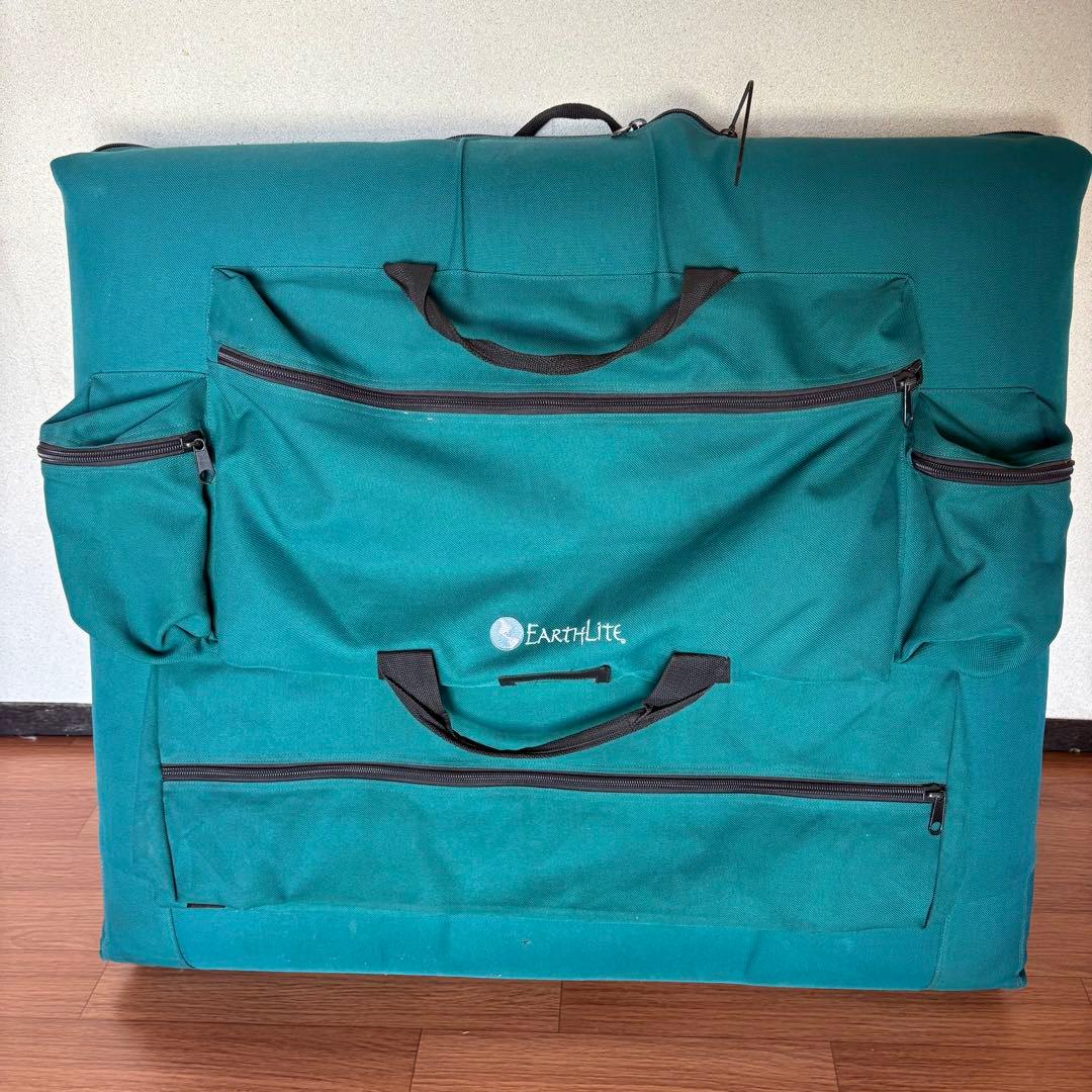 EARTHLIFTE 折りたたみベッド グリーン　マッサージ　アースライト