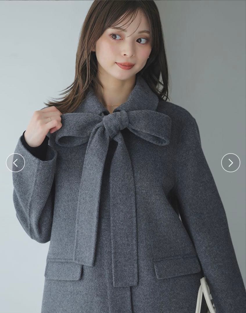 完売品！新品同様　スナイデルsnidel リバーリボンジャケットコート01M