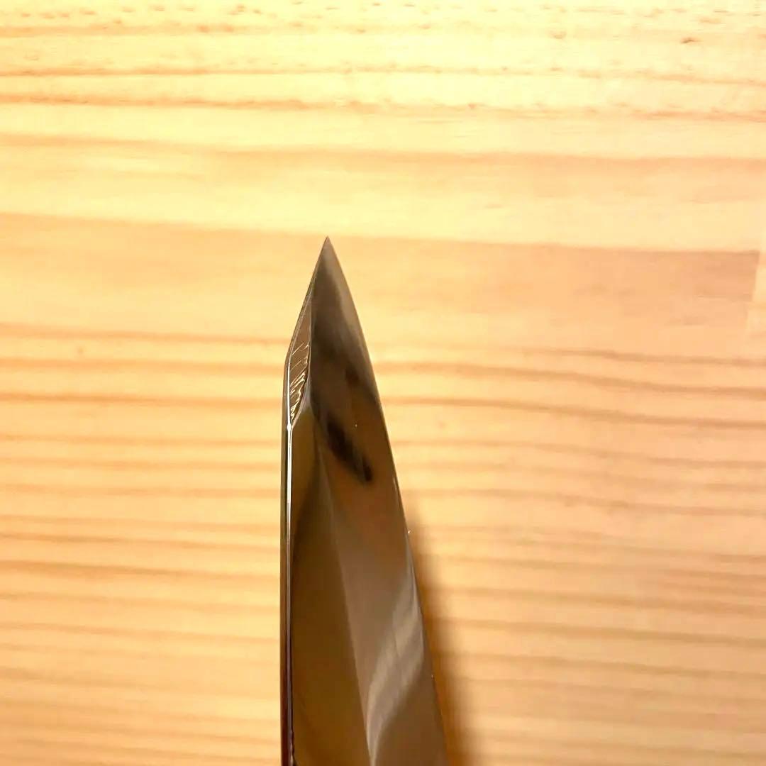 切付型柳刃包丁 7寸 21cm 研ぎ済み 切付け 刺身 八角柄 鏡面のような光沢