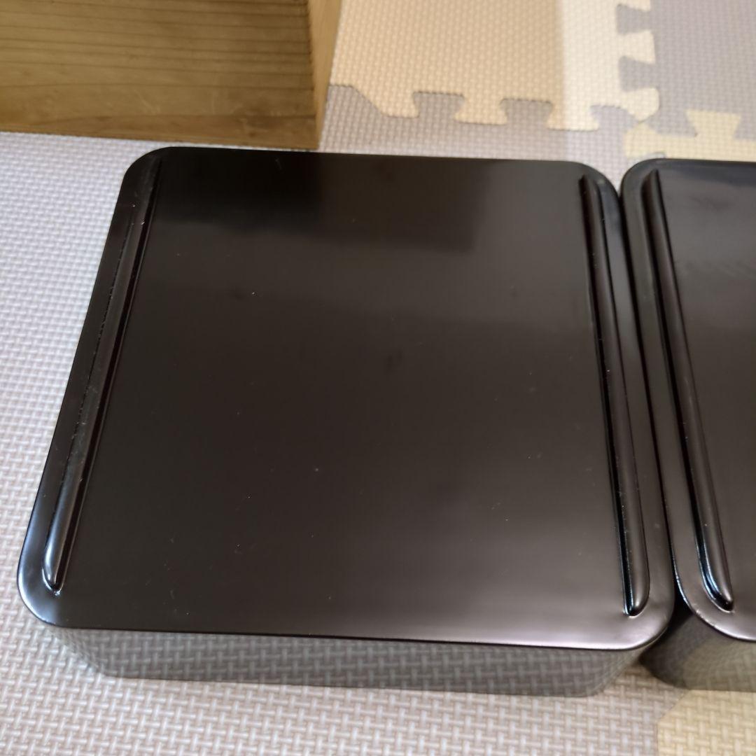 輪島塗　二段重　箱付き　お正月　おせち料理