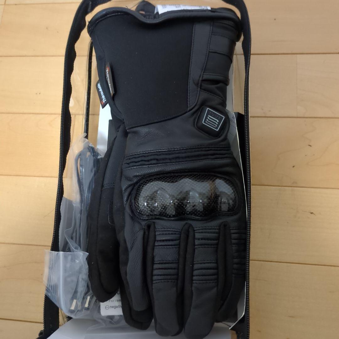 Heat Master 12Vヒートカーボン調スポーツグローブ LIDEF