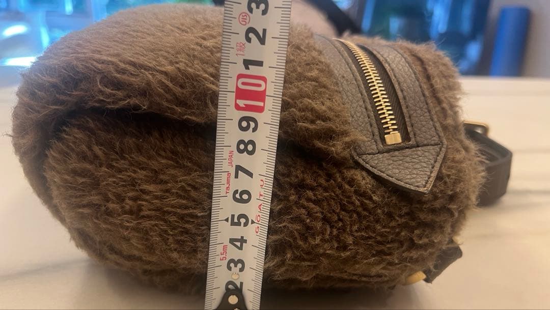 Max Mara テディベア　ブラウンボディバッグ