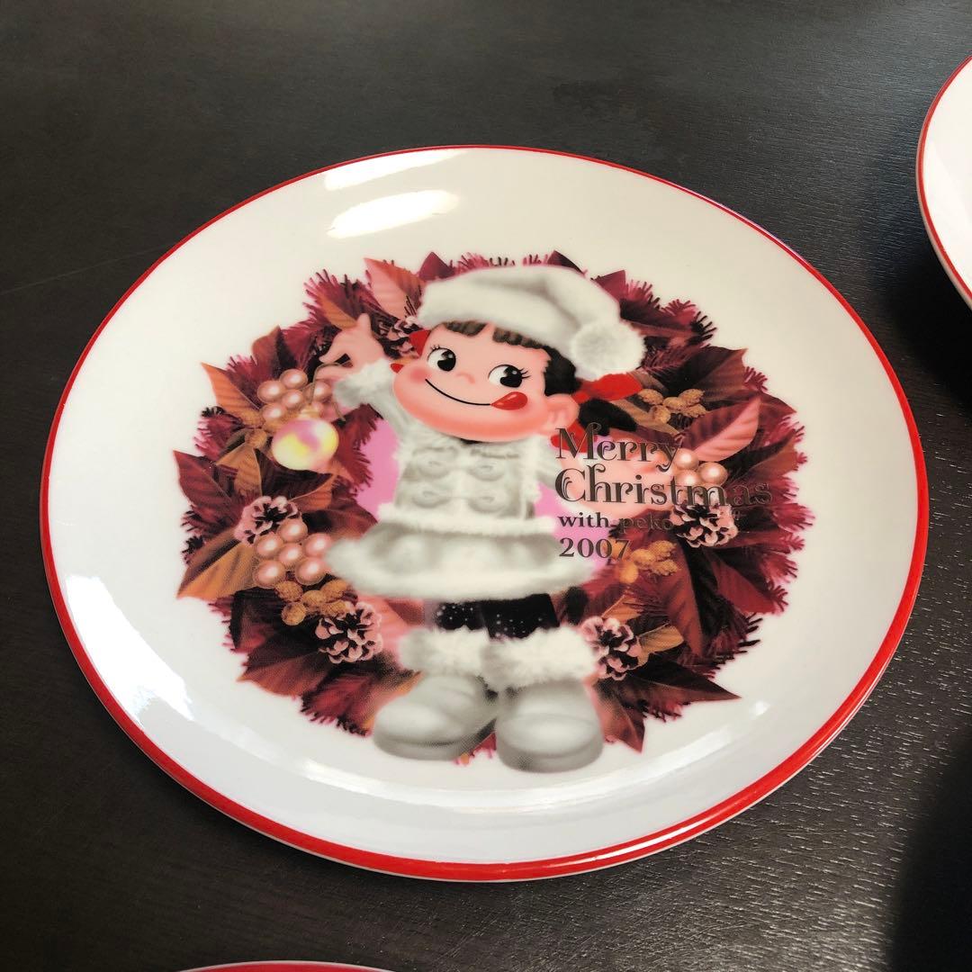 不二家ペコちゃんクリスマスプレート