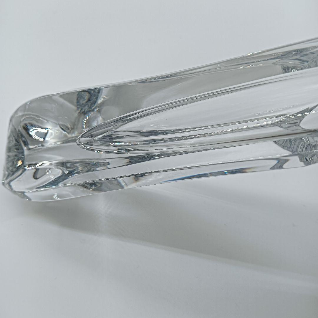 美品　Baccarat　ローズ　花瓶　フラワーベース　一輪挿し　ガラス　希少