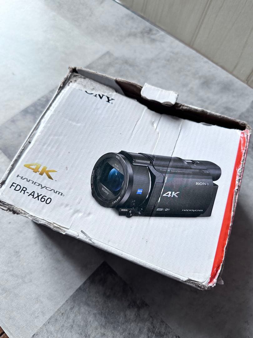 【訳あり美品】SONY FDR-AX60 4K ハンディカム ※HDMI難あり