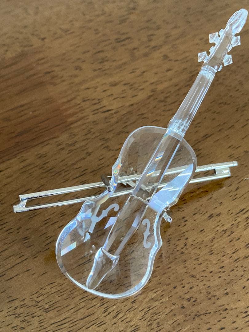 スワロフスキー swarovski 廃盤品 バイオリン スタンド付203056