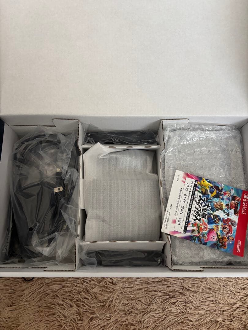 NintendoSwitch本体セットスマブラモデル持ち運び用ケース保護フィルム