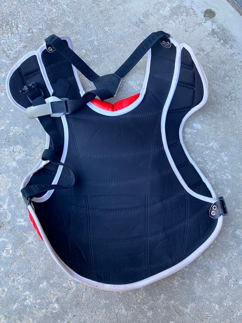 ハタケヤマ　キャッチャー防具セット　マスク　プロテクター　レガース　軟式大人用