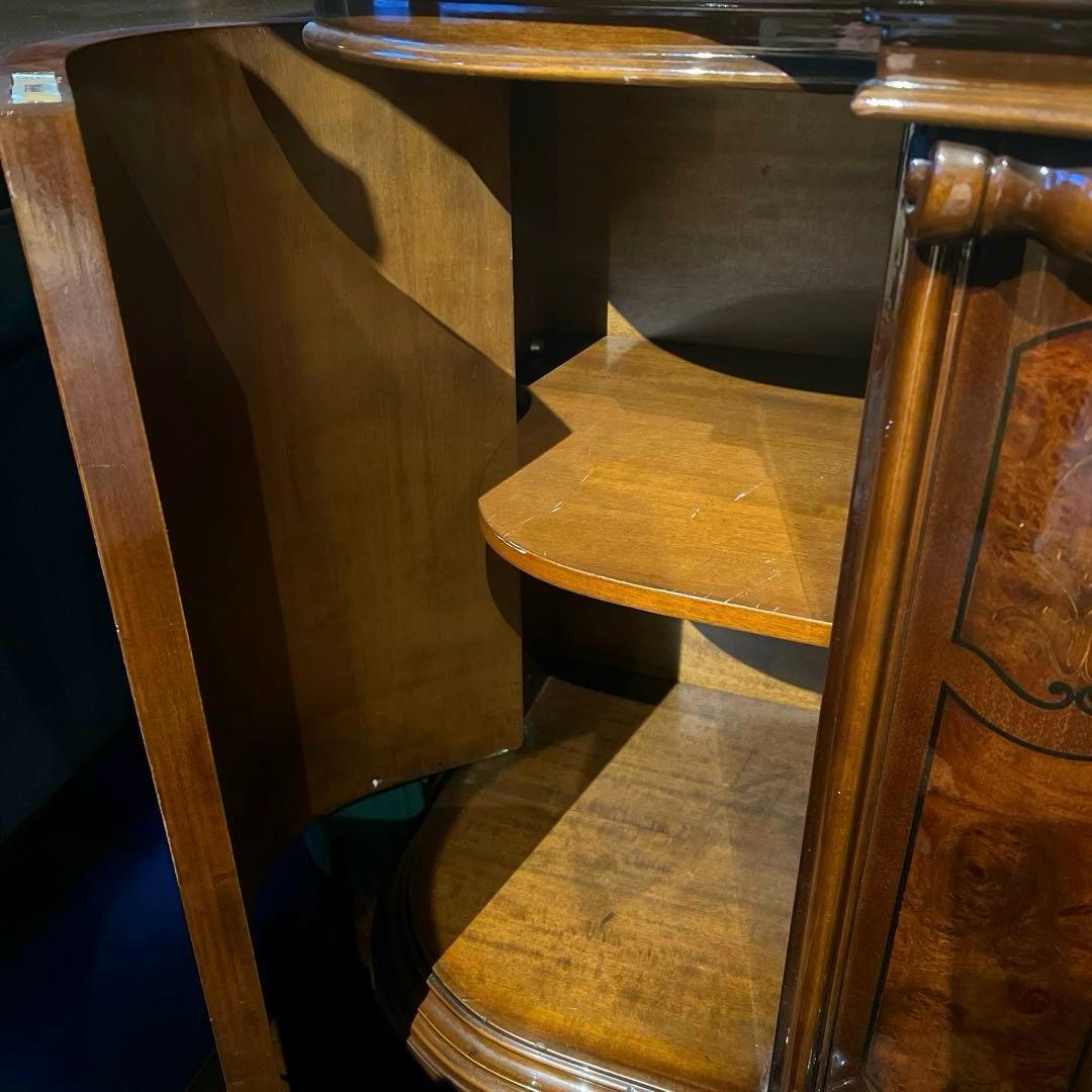 ラルフローレン・ブティック什器イタリア製ロココ貝殻花柄キャビネット　50年前