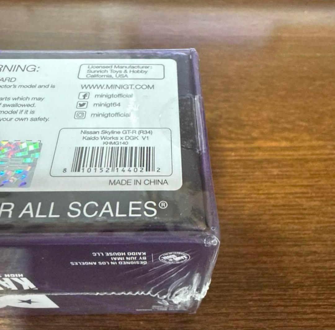 MINIGT 街道ハウス　DGKロサンゼルス限定GT-R R-34