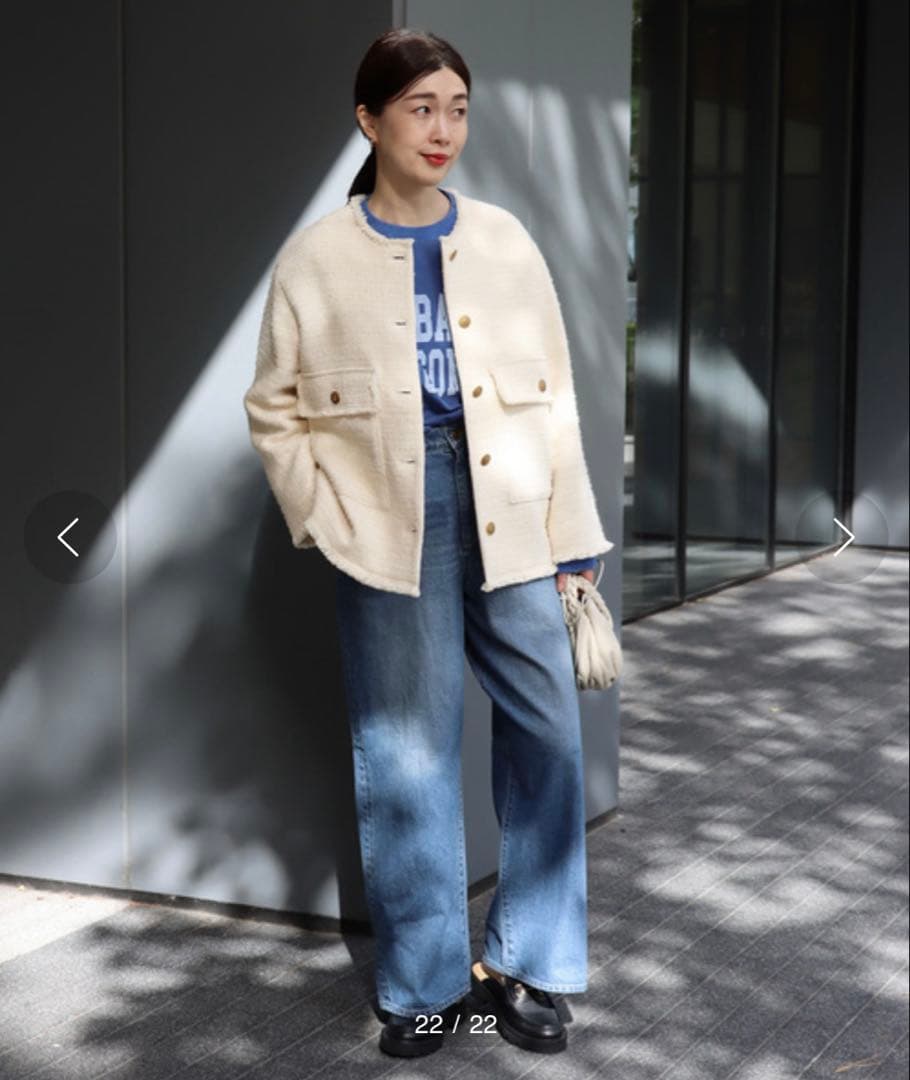 ジャーナルスタンダード　レサージュGIOLICA MIXツイードジャケット