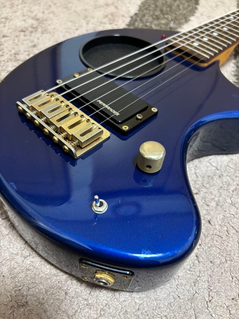 FERNANDES フェルナンデス ZO-3 メタリックブルー　ソフトケース付き