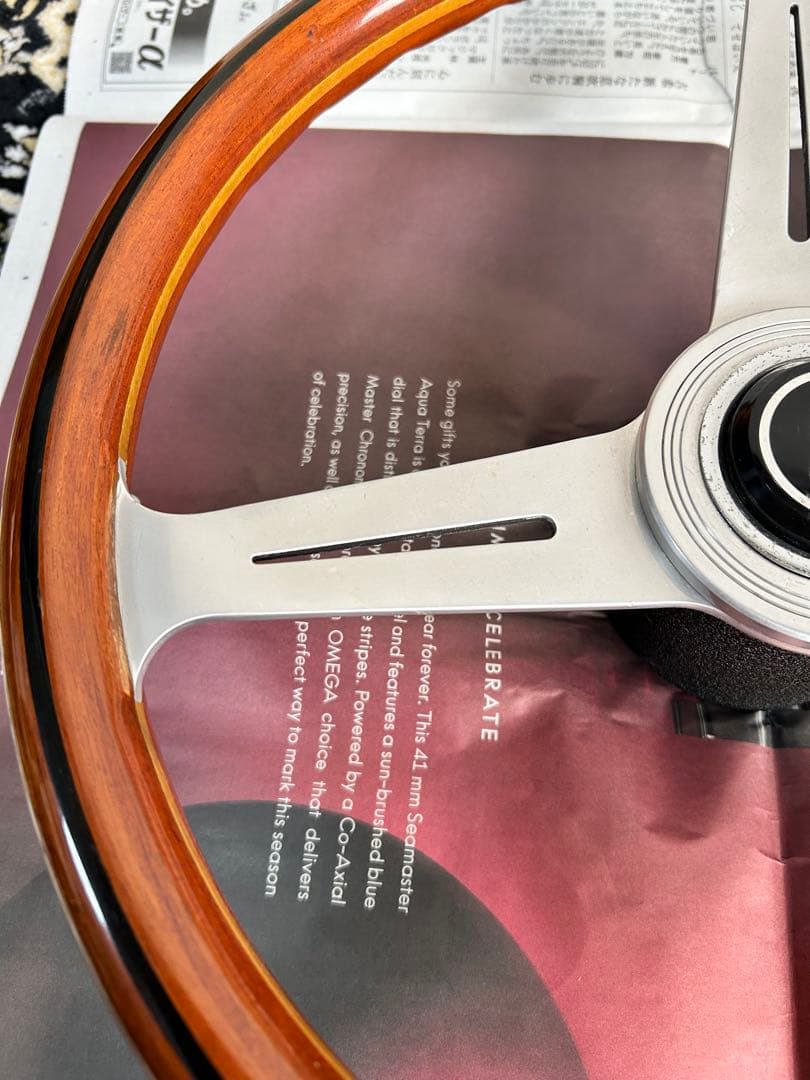 【新春SALE】NARDI ND TORINO ステアリングホイール　シルバー