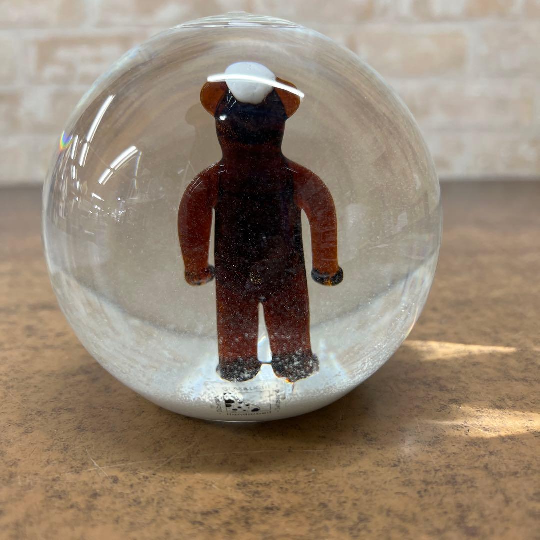 D3【used】 GLAS&LICHT グラス&リヒト スノードーム クマ