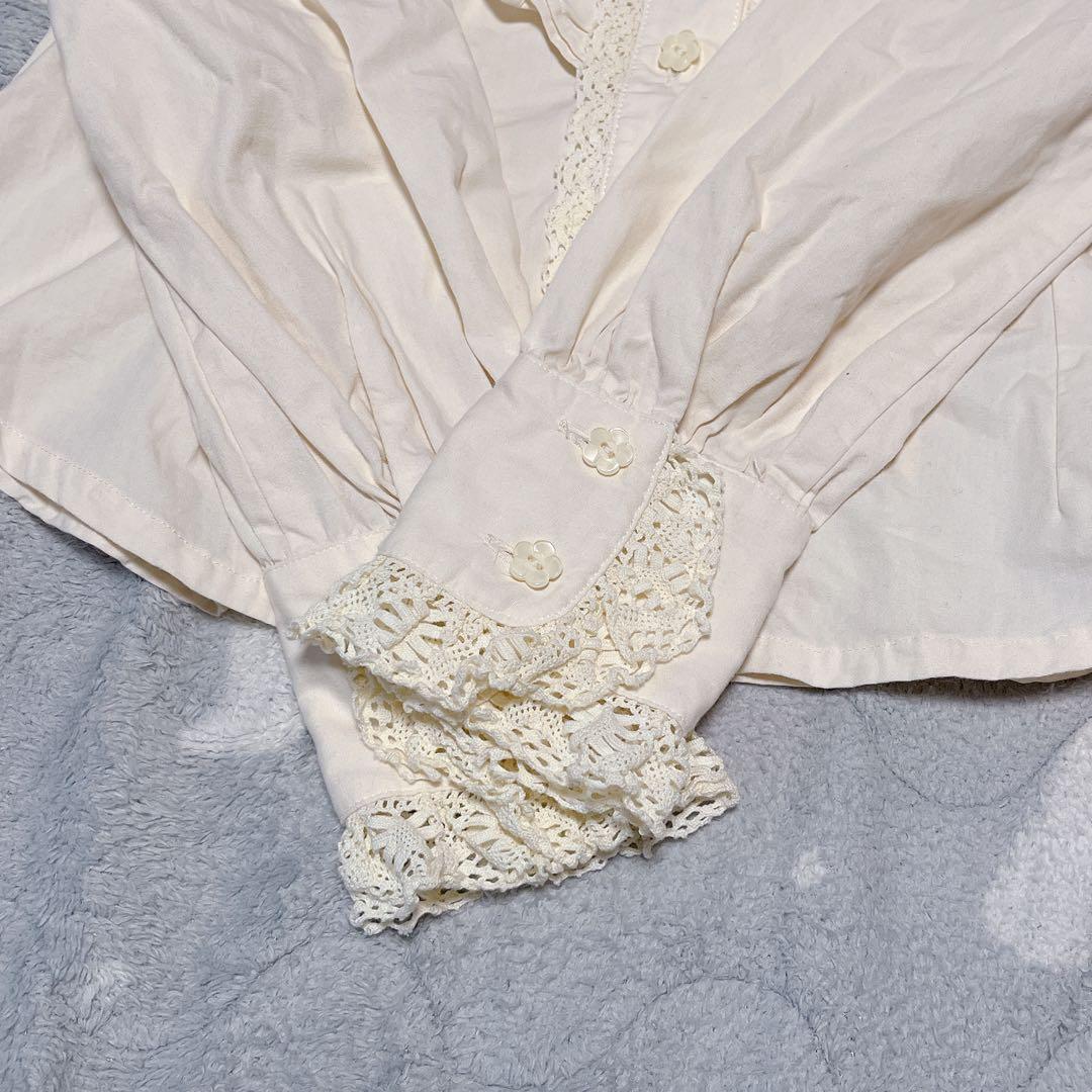 BABY生成り長袖ブラウス