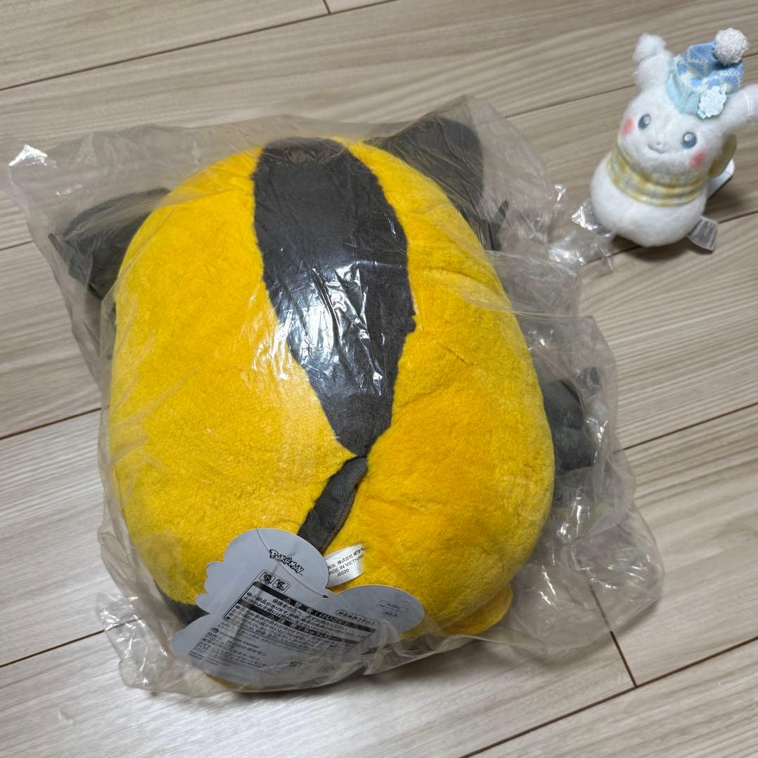 ポケモン　ふわふわ抱きぬいぐるみ　デデンネ　タグあり