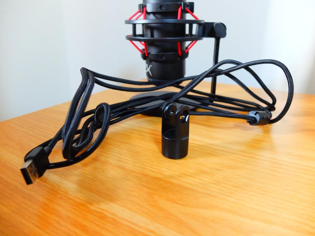 HyperX QuadCast コンデンサーマイク ブラック/レッド