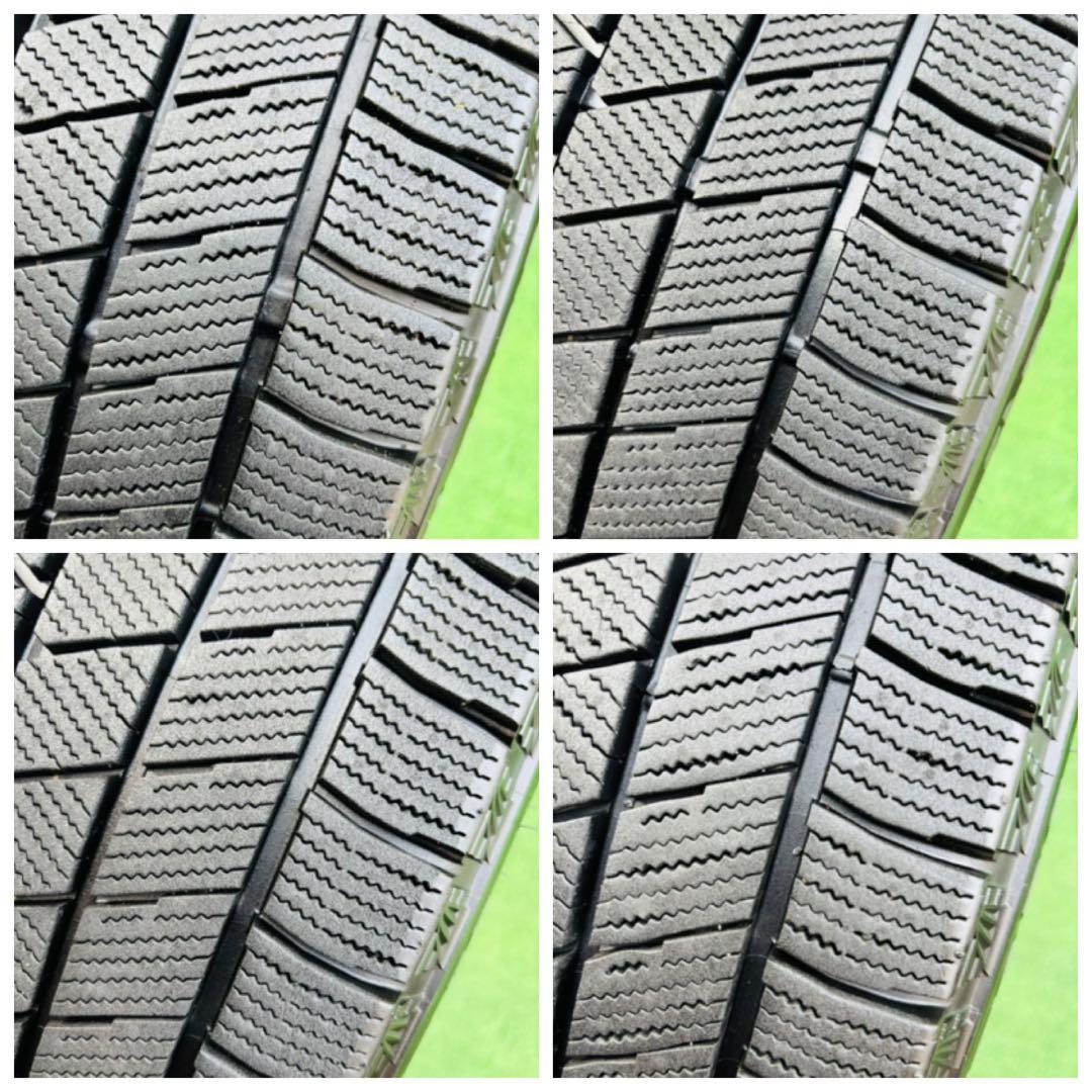 超美品ブリヂストン バルミナ アルミホイール 17インチ ブリザック タイヤ付き