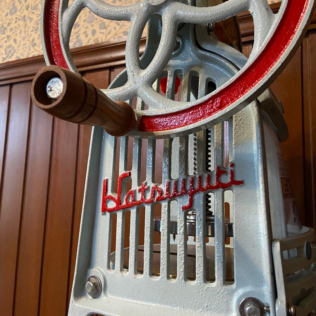 昭和レトロ　かき氷機　初雪　カフェ　喫茶店　出店　屋台　イベントにも　取説付き