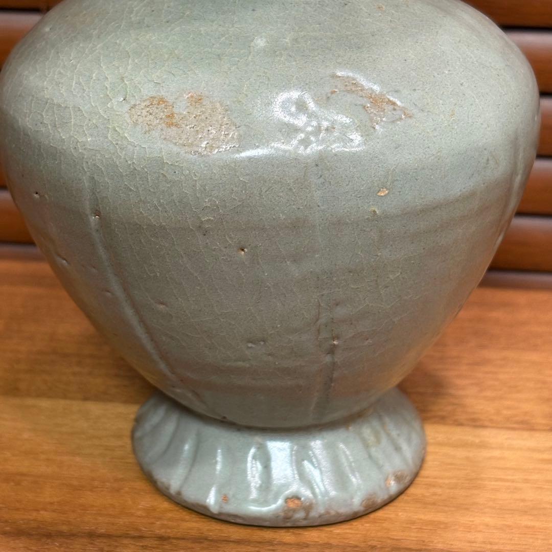 宋時代　中国青磁　中国から持って帰った希少な壺