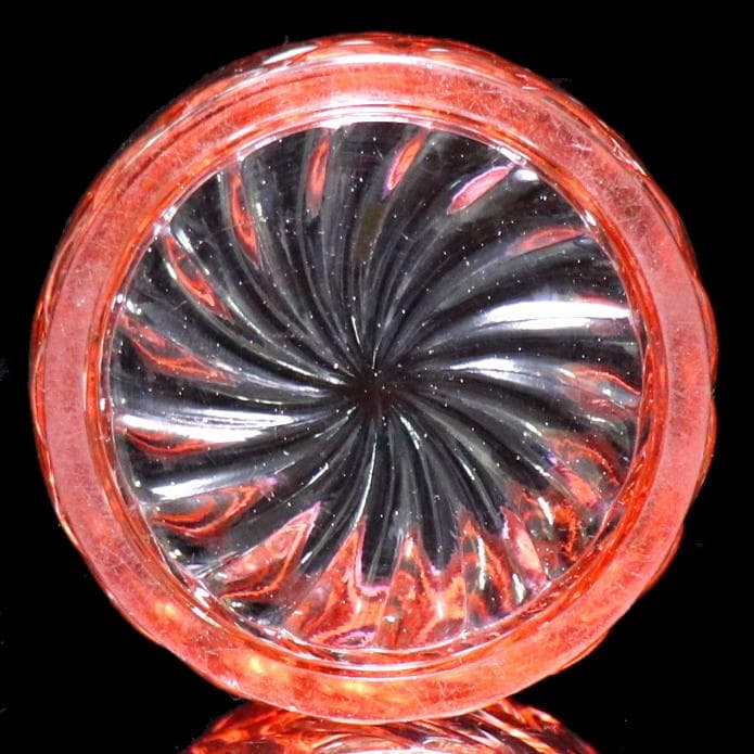 オールド・バカラ レア型 銀装飾 バンブーローズ 小物入れ 蓋物 アンティーク