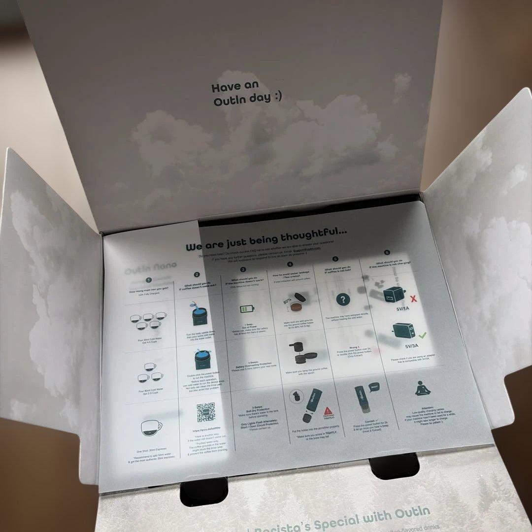 Outin Nano ポータブルエスプレッソマシン