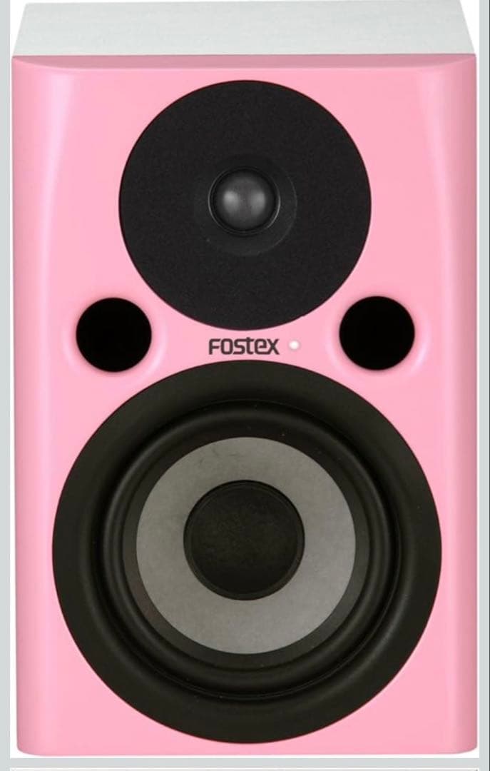 美品❗️FOSTEX PA-2 アクティブモニタースピーカー　ピンク