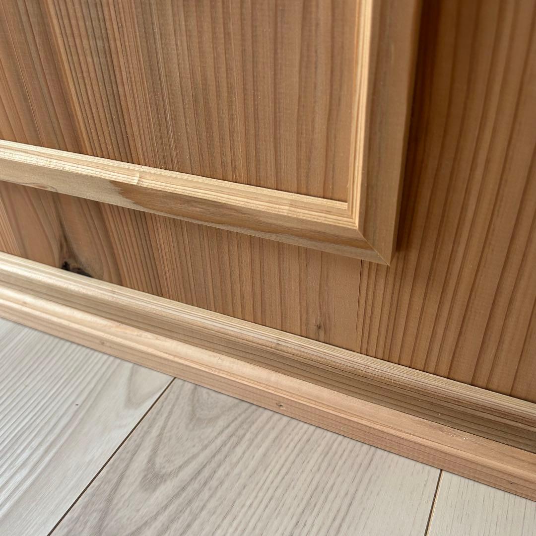 マルシェ•展示販売のレジ台に♪杉無垢材を使ったかわいいレジカウンター 折り畳み式