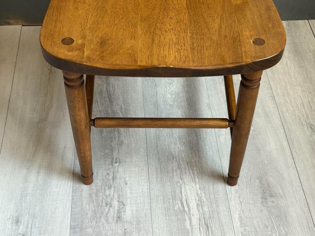 希少　アンティーク　シンプル　無垢材チェア　スポークチェア　ヴィンテージ　IZ