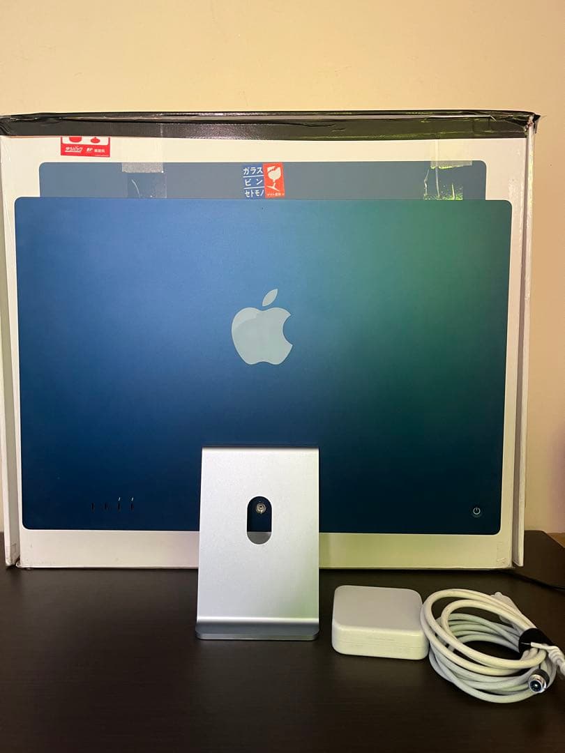 iMac 24インチ　M1 2021 ブルー 16GB 512GB 割れ有