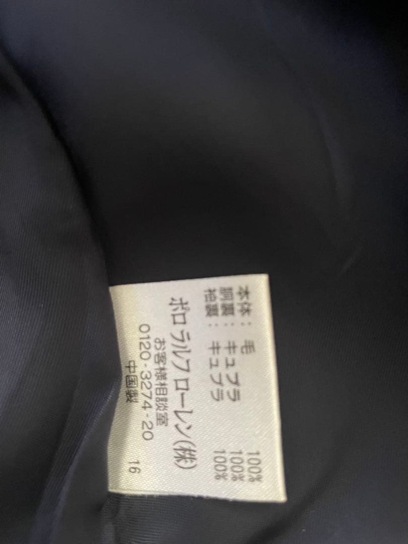 ラルフローレン　紺ブレザー150 金ボタン