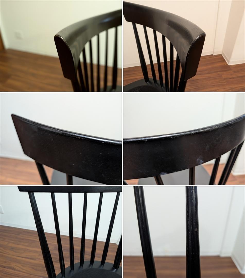 柏木工　オーク　ダイニングチェア　ウィンザーチェア　アームチェア　椅子　イス　B