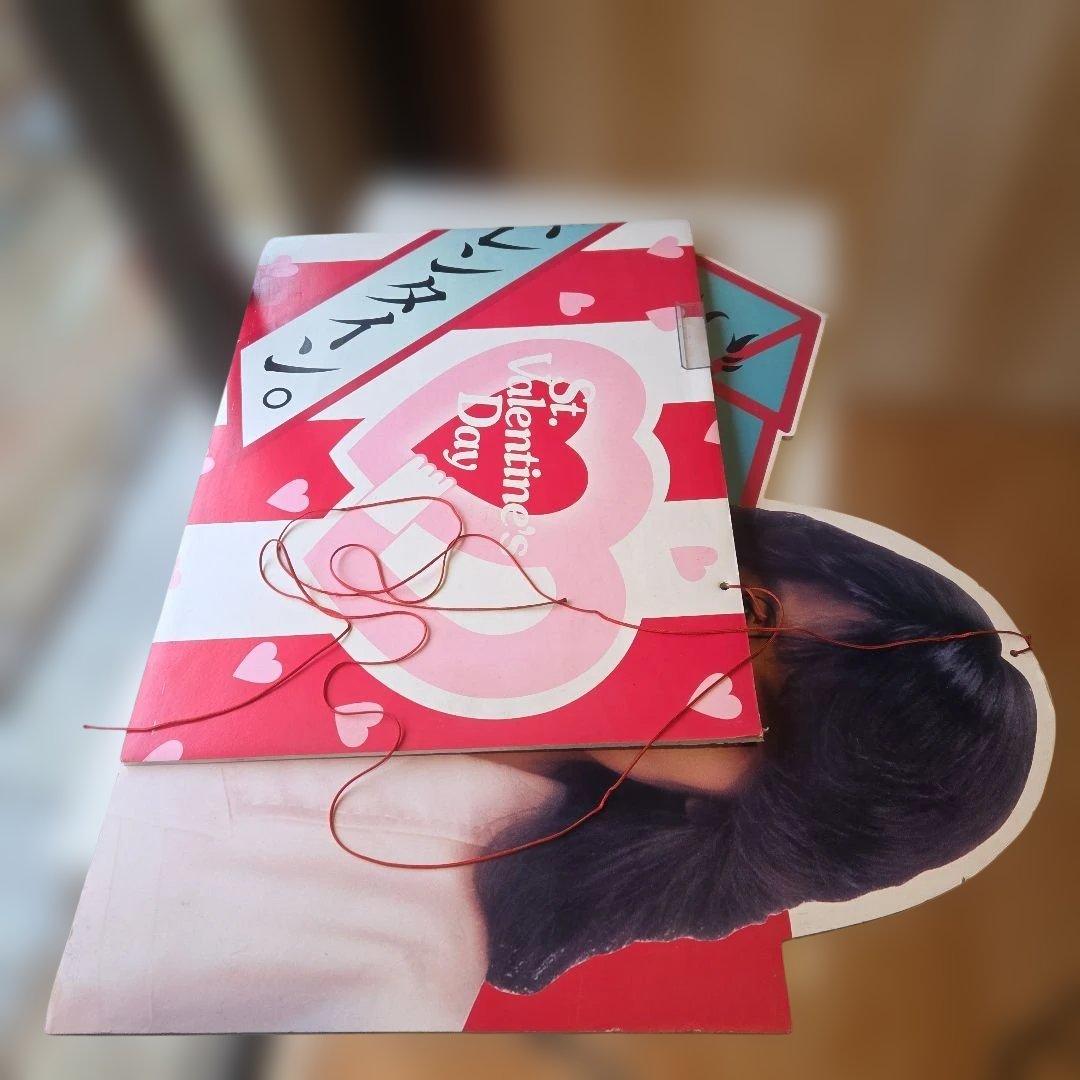 非売品　中山美穂80年代販促用看板バレンタイン