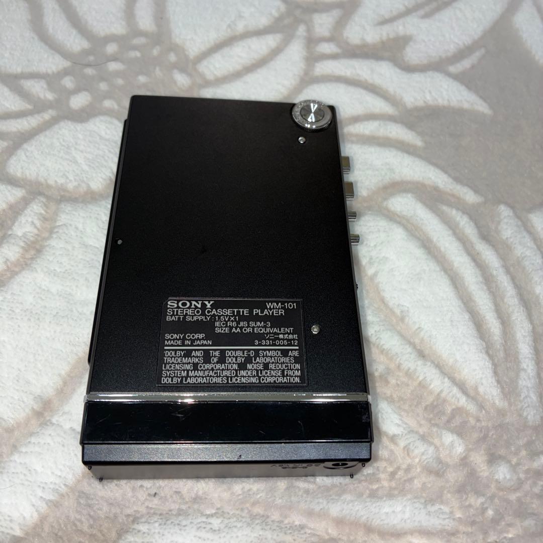 美品　WM-101 WALKMAN ポータブルカセットプレーヤー ウォークマン
