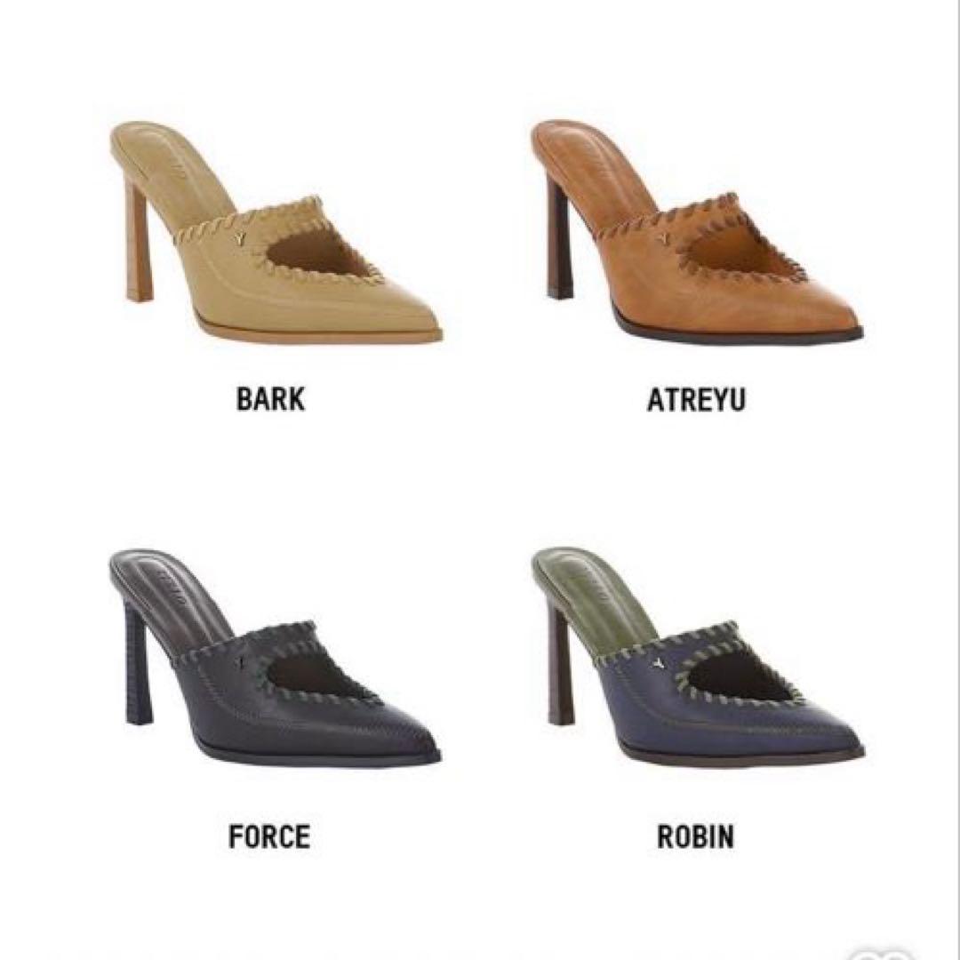 YELLO ミュール キャメル　ピンヒール【XL】星あや　超美品✨