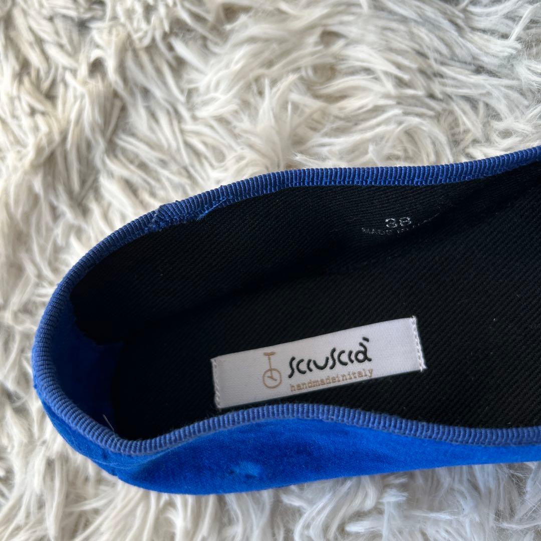 【未使用品】Sciuscià / シューシャ TRAGARA ブルー 38サイズ