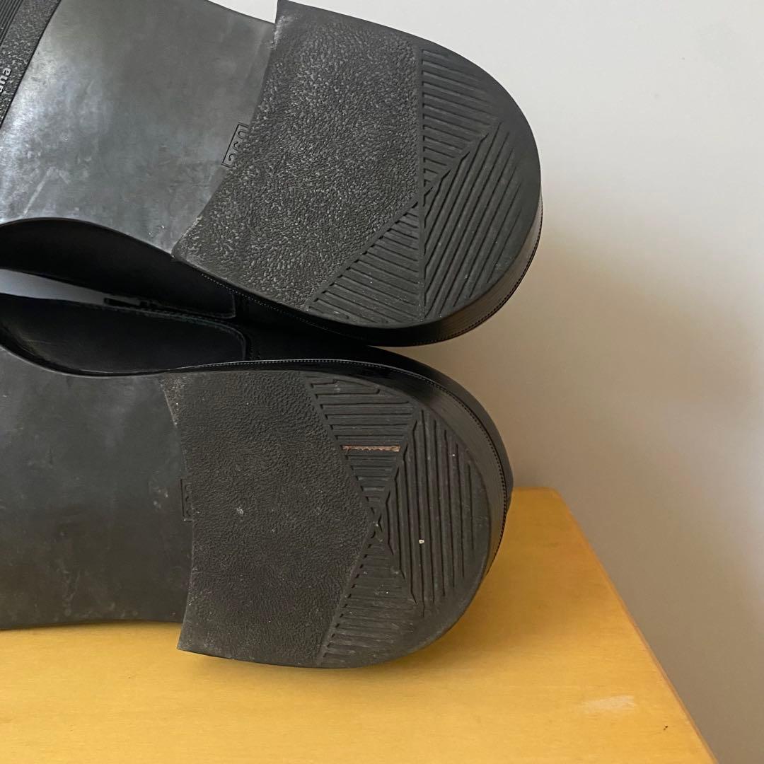 90-00s ドイツ軍 レザーオフィサーシューズ German Military