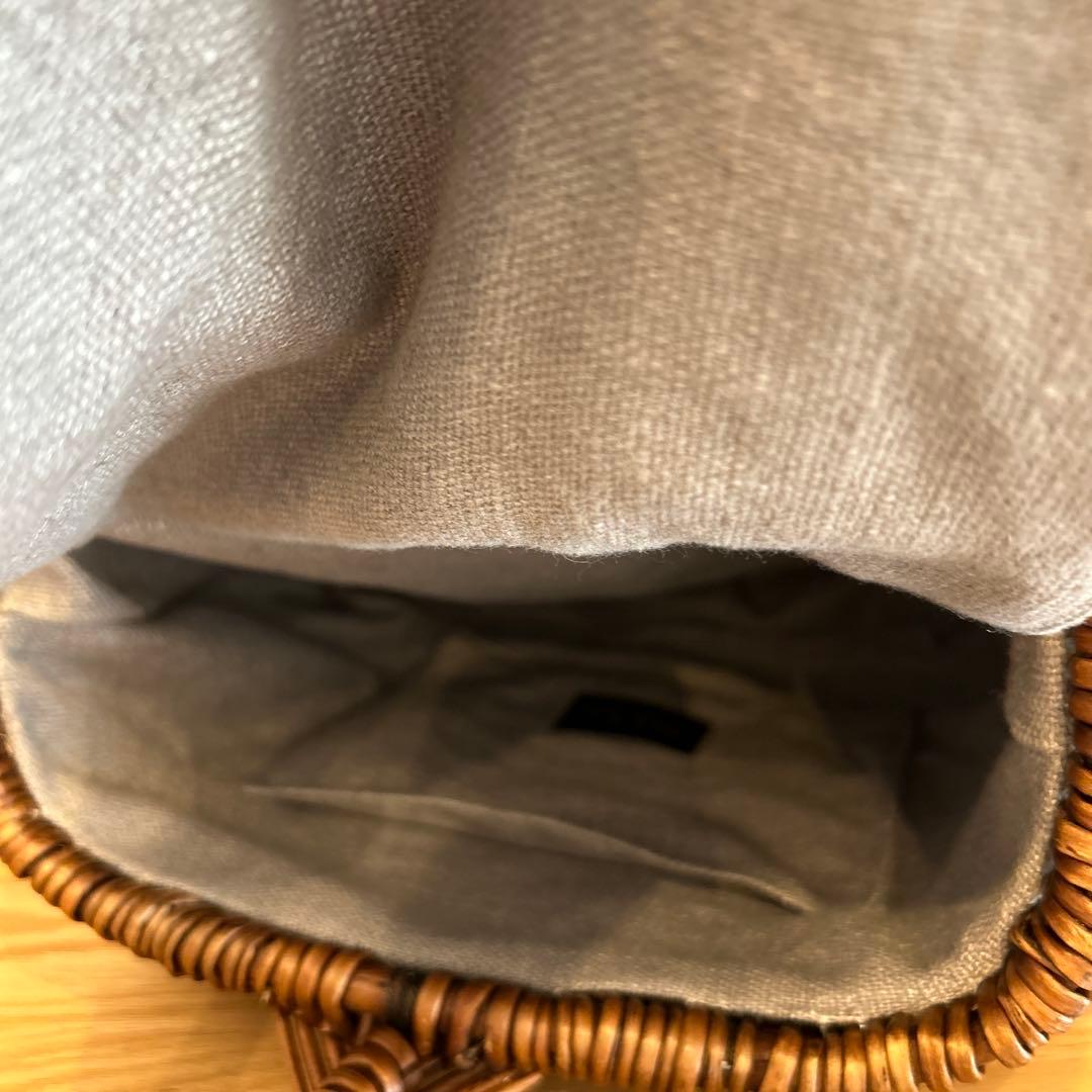 ＊【美品】Pale Jute weekend basket ＊