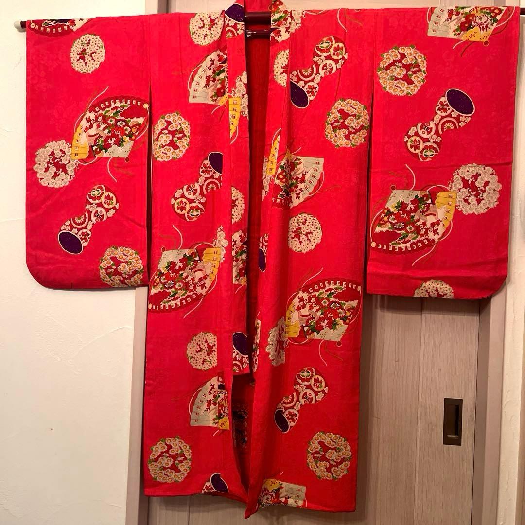 大正ロマン　アンティーク着物　昭和レトロ着物　着物